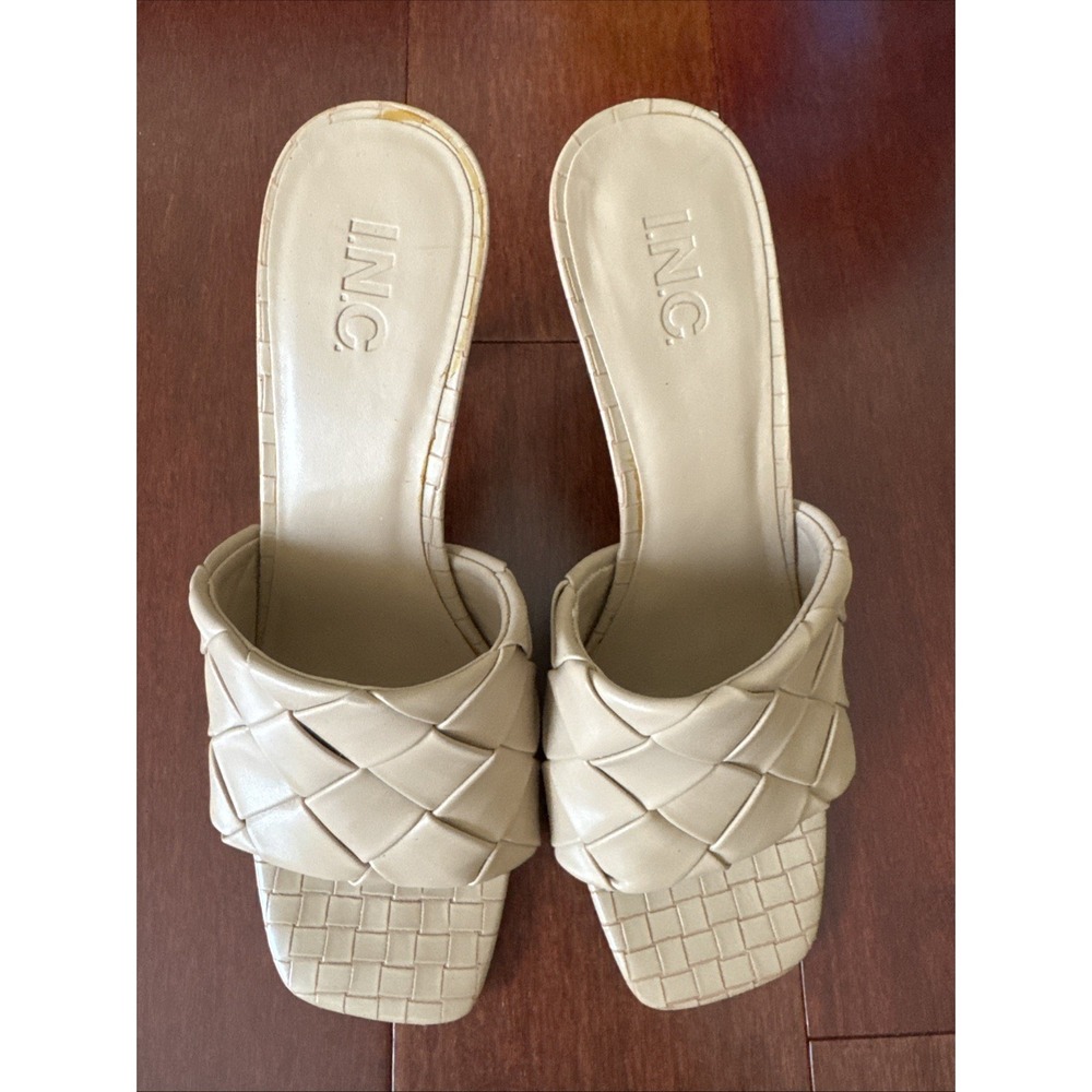 I.N.C. INTERNATIONAL CONCEPTS Women's Liah Braided Slide Dress Sandals Size 10